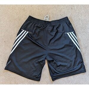 Adidas Men Shorts Large Black Athletic Gym Workout